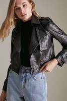 Karen Millen Women's Cropped Leather Jackets