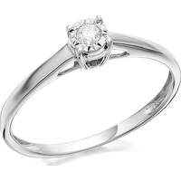 F.Hinds Women's Solitaire Rings