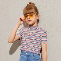 SHEIN Girl's Striped T-shirts