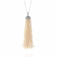 Wolf & Badger Cosanuova Womens Fringe Necklace