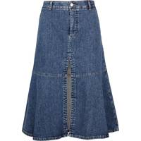 Harvey Nichols Women's Denim Midi Skirts
