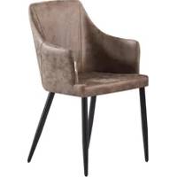 Life Interiors Leather Dining Chairs
