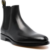 Doucal's Men's Black Leather Chelsea Boots