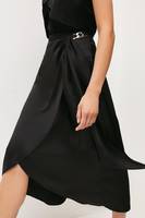 Karen Millen Women's Black Satin Skirts