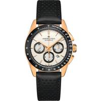 Hamilton Mens Rose Gold Watch With Leather Strap