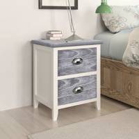 ASUPERMALL Grey Bedside Tables