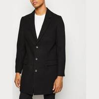 New Look Men's Black Overcoats