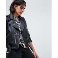 Allsaints Black Leather Jackets for Women