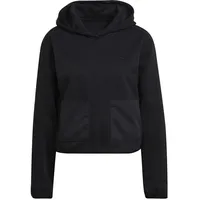 Adidas Originals Women's Black Cropped Hoodies