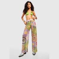 NASTY GAL Women's Mesh Beach Trousers
