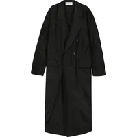 FARFETCH Saint Laurent Men's Black Double-Breasted Coats