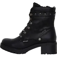 Refresh Women's Black Lace Up Boots