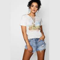 Boohoo Lace T-shirts for Women