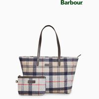 barbour witford tartan tote