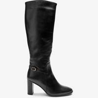 Next Women's Black Leather Knee High Boots