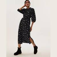 Marks & Spencer Women's Puff Sleeve Midi Dresses