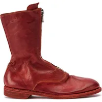 Guidi Women's Red Ankle Boots