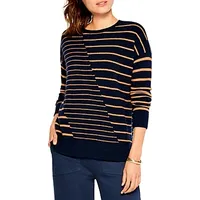 Nic And Zoe Women's Striped Sweaters