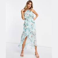 Lipsy vip tori print high low maxi dress sale