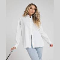 Simply Be Women's Oversized White Shirts