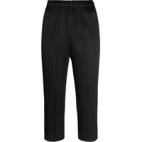Pleats Please Issey Miyake Women's High Waisted Trousers