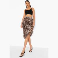 Debenhams Women's Leopard Midi Skirts