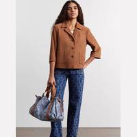 Gerard Darel Women's Brown Leather Jacket