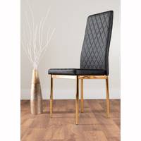 Furniturebox UK Grey Leather Dining Chairs