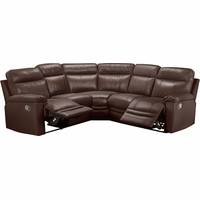 Argos Brown Leather Recliner Chairs