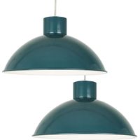 FIRST CHOICE LIGHTING Teal Lamp Shades