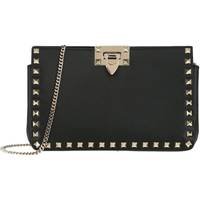 Valentino Women's Black Leather Crossbody Bags
