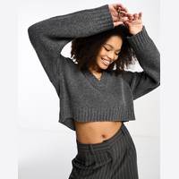 ASOS DESIGN Women's Grey Cropped Jumpers