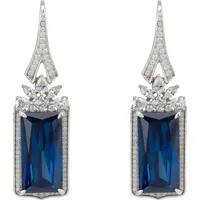 Wolf & Badger LATELITA Women's Sapphire Earrings