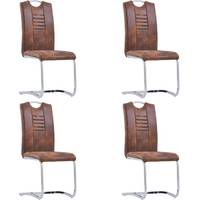 OnBuy Brown Leather Armchairs