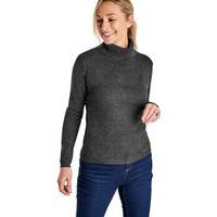 Woolovers Women's Grey Cashmere Jumpers