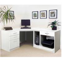 R White Corner Desks
