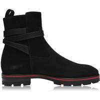 CHRISTIAN LOUBOUTIN Men's Leather Chelsea Boots