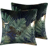 Beliani Floral Cushions