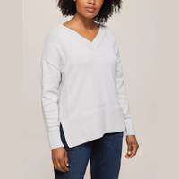 Barbour Women's White Cotton Jumpers