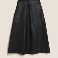 Marks & Spencer Women's Leather Midi Skirts