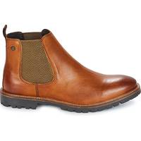 Base London Brown Leather Boots for Men