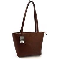 Vera Pelle Women's Brown Shoulder Bags