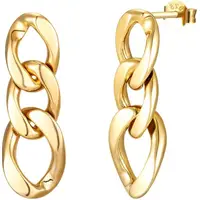 SEOL + GOLD Women's Chain Earrings