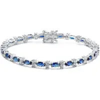 Genevive Jewelry Women's Tennis Bracelets
