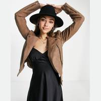 ASOS Women's Brown Leather Jacket