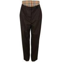 Burberry Check Trousers for Women