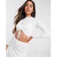 ASOS DESIGN Women's White Cropped Jumpers