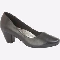 Boulevard Women's Black Court Shoes