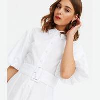 New Look Women's White Shirt Dresses