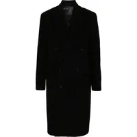 FARFETCH Lardini Men's Black Double-Breasted Coats